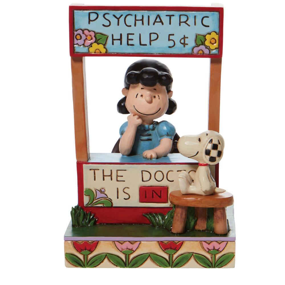 Peanuts Lucy Psychiatric Booth Jim Shore Figurine